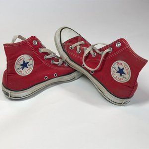 Converse All Star Red High Tops Women 6.5 Men 4.5